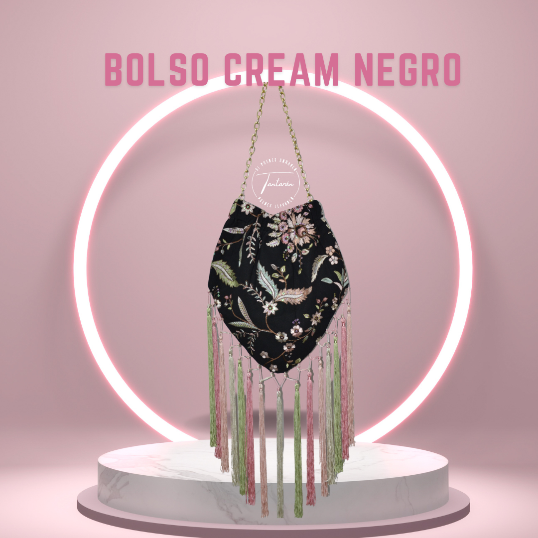 Bolso Cream Negro